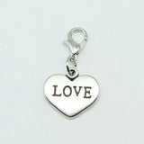 50pcs Mix Faith Love Hope Peace Joy Charms DIY Bracelet Jewelry Accessory