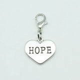 50pcs Mix Faith Love Hope Peace Joy Charms DIY Bracelet Jewelry Accessory