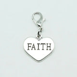 50pcs Mix Faith Love Hope Peace Joy Charms DIY Bracelet Jewelry Accessory