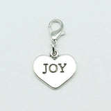 50pcs Mix Faith Love Hope Peace Joy Charms DIY Bracelet Jewelry Accessory