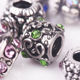 50pcs Mix Metal Spacer Beads for European Bracelet Berloque Women Accessories