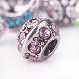 50pcs Mix Metal Spacer Beads for European Bracelet Berloque Women Accessories
