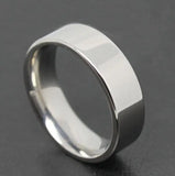 50pcs Mix 4mm 6mm Stainless Steel Wedding Band Rings