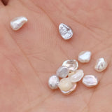 50pcs Natural Freshwater Petal Pearl Beads 6-7mm