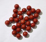 50pcs 10mm Natural Stone Bead Agates Crystal Lapis No Hole Round Beads