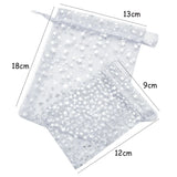 50pcs Organza Bags Star Wedding Strap Drawstring Candy Pouches Jewelry Packaging