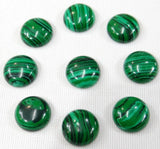 50pcs 16mm Natural Opal Stone Flat Back Cabochons No Hole Beads