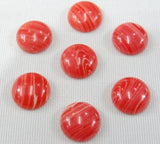 50pcs 16mm Natural Opal Stone Flat Back Cabochons No Hole Beads