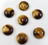 50pcs 16mm Natural Opal Stone Flat Back Cabochons No Hole Beads
