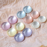 50pcs 18mm Geometry Round Resin Beads DIY Jewelry Earring Accessory