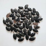 50pcs Natural Stones Horse Eye Charms Pendants for DIY Necklaces