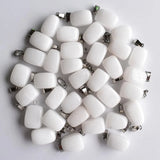 50pcs Natural Stone Mixed Irregular Shape Pendants Charms Jewelry