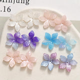 50pcs/lot Acrylic Flowers Beads DIY Jewelry Earring/Hair/Accessory