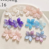 50pcs/lot Acrylic Flowers Beads DIY Jewelry Earring/Hair/Accessory
