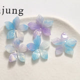 50pcs/lot Acrylic Flowers Beads DIY Jewelry Earring/Hair/Accessory