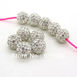Crystal Clay Beads For Bracelets Making Finding, 50pcs/lot