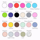 50pcs/lot Abacus Loose Silicone Teething Beads Necklace for Baby