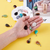 50pcs Assorted Water Drop Pendants for DIY Jewelry Making
