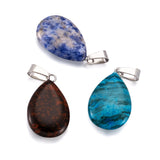 50pcs Assorted Water Drop Pendants for DIY Jewelry Making