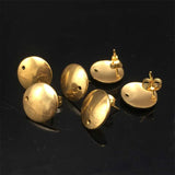 50pcs Stainless Steel Stud Earrings for DIY Jewelry Making