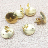 50pcs Stainless Steel Stud Earrings for DIY Jewelry Making