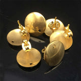 50pcs Stainless Steel Stud Earrings for DIY Jewelry Making