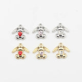50pcs Animal Cartoon Rabbits Alloy Charms for DIY Jewelry