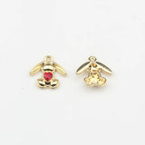 50pcs Animal Cartoon Rabbits Alloy Charms for DIY Jewelry
