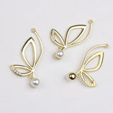 50pcs Butterfly Shape Alloy Floating Locket Charms for DIY Jewelry
