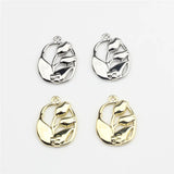 50pcs Cartoon Rose Flowers Alloy Charms for Floating Locket DIY Jewelry