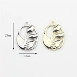 50pcs Cartoon Rose Flowers Alloy Charms for Floating Locket DIY Jewelry