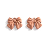 50pcs Rubber paint cartoon bow floating locket charms DIY jewelry