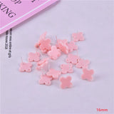 50pcs Clouds Rainbow Flowers Acrylic Beads DIY Jewelry Earring Pendant Accessory