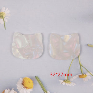 50pcs/lot acrylic beads diy jewelry earring accessory