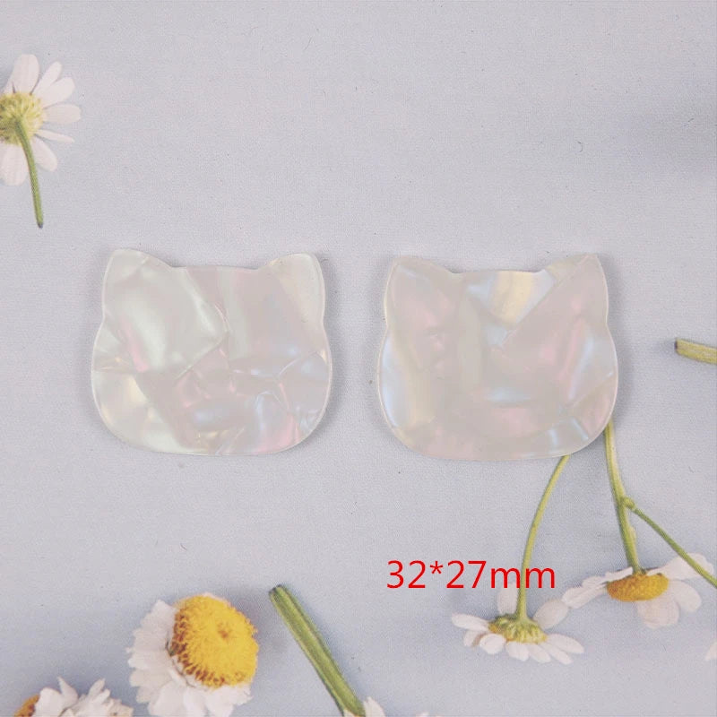 50pcs/lot acrylic beads diy jewelry earring accessory