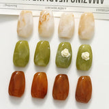 50pcs Geometry Irregular Straight Hole Resin Beads DIY Jewelry Earring/Accessory