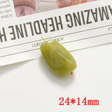 50pcs Geometry Irregular Straight Hole Resin Beads DIY Jewelry Earring/Accessory