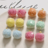 50pcs Sequins/Fabric Decoration Geometry Shape Beads DIY Jewelry Accessory