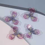 50pcs Cartoon Flowers Acrylic Beads DIY Jewelry Earring Hair Accessory