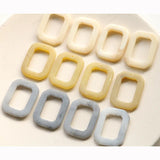 50pcs Resin Beads Geometry Shapes DIY Earring/Pendant Accessory