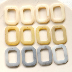 50pcs Resin Beads Geometry Shapes DIY Earring/Pendant Accessory