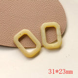 50pcs Resin Beads Geometry Shapes DIY Earring/Pendant Accessory