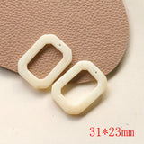 50pcs Resin Beads Geometry Shapes DIY Earring/Pendant Accessory