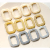 50pcs Resin Beads Geometry Shapes DIY Earring/Pendant Accessory
