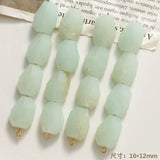 50pcs Geometry Resin Beads for DIY Earring/Garment Accessory