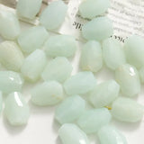 50pcs Geometry Resin Beads for DIY Earring/Garment Accessory