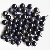 50pcs Sand Stone Ball Pendants 14mm Jewelry Making Accessories