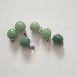 50pcs Green Aventurine Stones Charms Pendants for Necklace Making