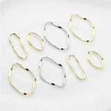 50pcs Geometry Rhombus Alloy Floating Locket Charms DIY Jewelry Pendant