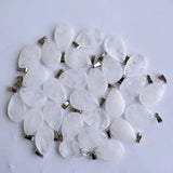 50pcs Water Drop Shape Crystal Pendants for Necklaces Making